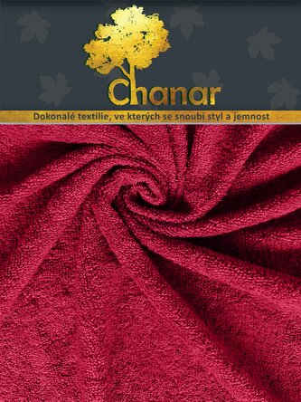 Prostěradlo Froté Lux 220x200 cm vínová