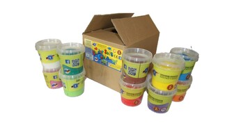 FEUCHTMANN KSK Měkká tvrdnoucí modelína, 12 ks po 150 g