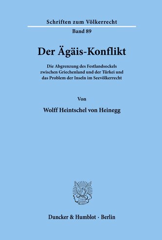 Der Ägäis-Konflikt.