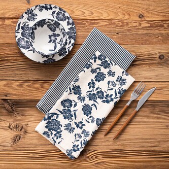 Sada kuchyňských utěrek | FLORAL HAMPTONS | v květech | 2*45x65 cm | 740893