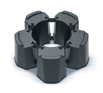 Podstavec pod sud MODULAR BASECAN SET - barva: antracit