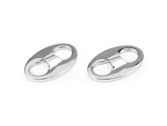 Kovová brzda na šňůru Ø8 mm - 50 ks - 1 nikl