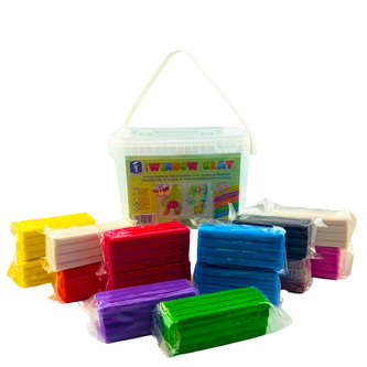 FEUCHTMANN WinC Kreativní hmota na sklo Edu Bucket, 14 ks po 150 g