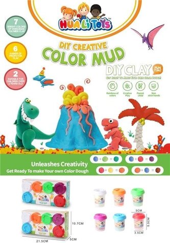 Zestaw ciastoliny 6szt