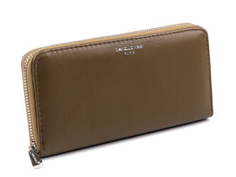 Dámská peněženka / dokladovka 10x19 cm - 1 ks - 4 béžovokhaki