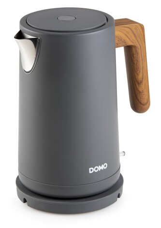 Rychlovarná konvice - nerez, šedá - WOOD YOU - DOMO DO9268WK, Objem: 1,7 l, Příkon: 2 200 W Rychlovarná konvice - nerez, šedá - WOOD YOU - DOMO DO9268WK, Objem: 1,7 l, Příkon: 2 200 W