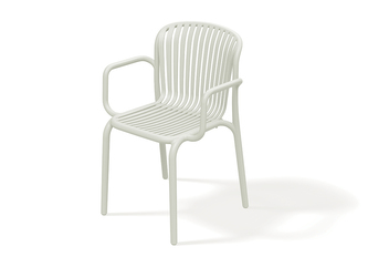 Židle s područkami BRENE 575x530x825 - barva: béžová