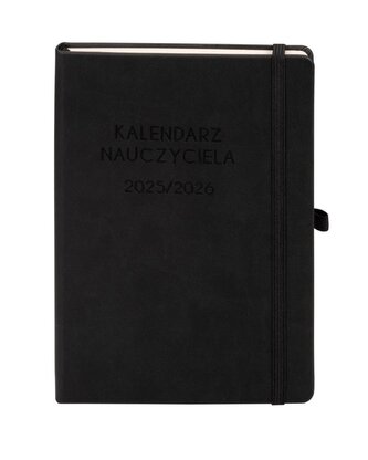 Kalendarz 2025/2026 A5 nauczyciela TDW czarny