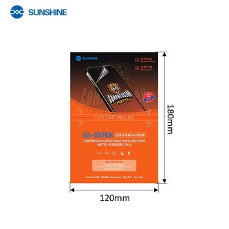 SUNSHINE SS-057EK Anti-stresová Matná Hydrogelová Folie pro Smartphony Pack 50 kusů