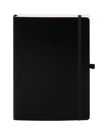 Planer 2025/2027 B5 30 miesięczny czarny