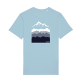 Tričko Tatry Kriváň bledě modré Modré XL