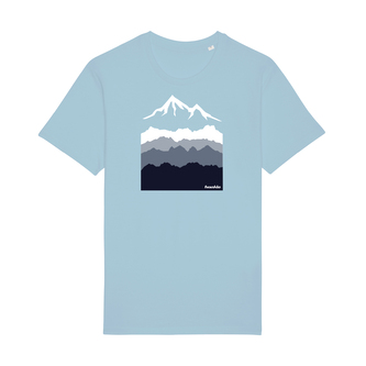 Tričko Tatry Kriváň bledě modré Modré XL