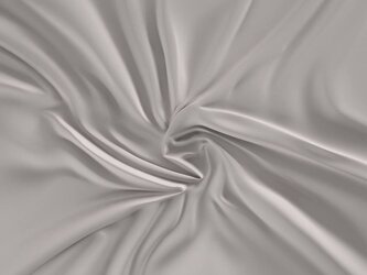 Saténové prostěradlo s gumou 80x200cm světle šedé