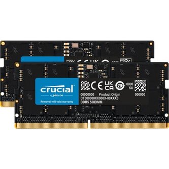 Crucial 16GB=2x8GB SO-DIMM DDR5 5600MHz CL46 Crucial 16GB=2x8GB SO-DIMM DDR5 5600MHz CL46