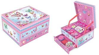 Zestaw z pieczątkami Motylki