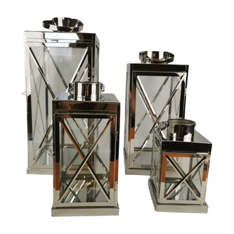 Sada 4ks luceren ve stříbrné barvě Sada 4ks luceren ve stříbrné barvě