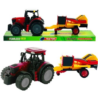 Traktor z maszyną rolniczą