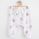 Dětské bavlněné kalhoty Jogger New Baby For Babies safari - velikost 68 (4-6m)