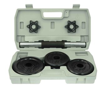 Činkový set LIFEFIT® DUMBBELL SET STEEL HB 10kg ABS