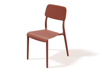 Židle RIMO 475x555x840 - barva: pálená cihla