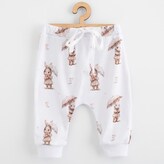 Dětské bavlněné kalhoty Jogger New Baby For Babies bunny - velikost 80 (9-12m)