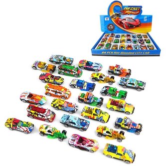 Auto metalowe resorak graffiti MIX