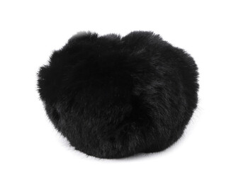 Kožešinová manžeta na rukáv šíře 10 cm pružná - 2 ks - 6 černá