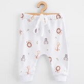 Dětské bavlněné kalhoty Jogger New Baby For Babies safari - velikost 56 (0-3m)