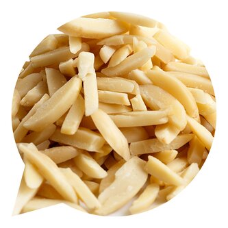 Mandle loupané sekané BIO