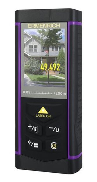 Laserový měřič Ermenrich PRO LR200 s fotoaparátem Laserový měřič Ermenrich PRO LR200 s fotoaparátem