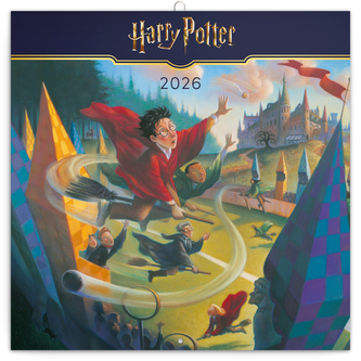 Kalendář 2026 poznámkový: Harry Potter 30 x 30 cm