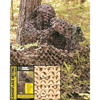 Maskovací síť CamoSystems Crazy 2,4x6 m - desert