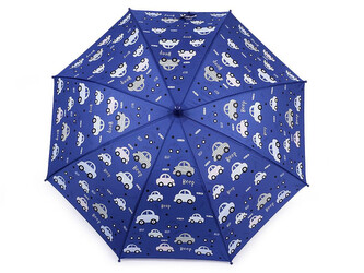 Dětský deštník kouzelný cupcakes, příšerky, auta - 1 ks - 5 modrá tmavá auto