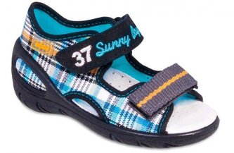 065P040 20 - SUNNY chlapecké sandálky Befado, káro 065P040_20