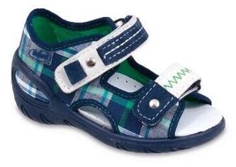 065P068 20 - SUNNY chlapecké sandálky Befado, káro 065P068_23