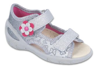 065P124 20 - SUNNY dív.sandálky, šedá, motýlci 065P124_23