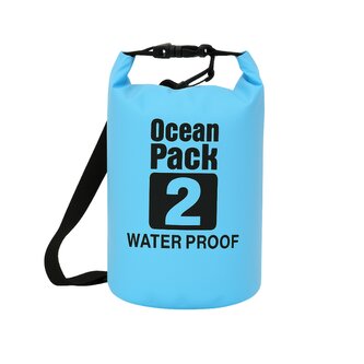 Vodotěsný vak Ocean přes rameno 5l Šedá