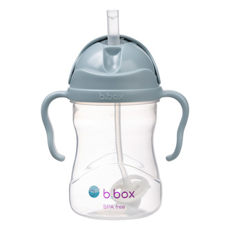 Hrneček s brčkem - modrý 240 ml Hrneček s brčkem - modrý 240 ml