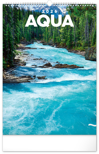 Kalendář 2026 nástěnný: Voda, 33 x 46 cm