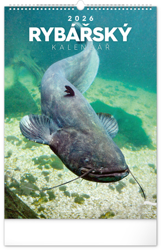 Kalendář 2026 nástěnný: Rybářský, 33 x 46 cm