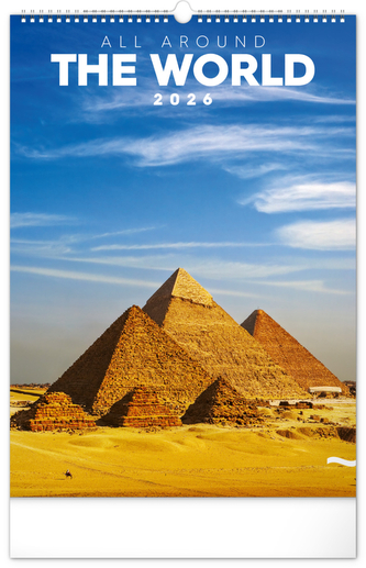 Kalendář 2026 nástěnný: Světové monumenty, 33 x 46 cm