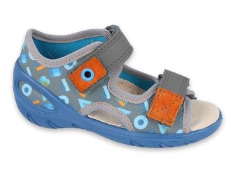 065P160 20 - SUNNY chlapecké sandálky Befado šedé 065P160_25