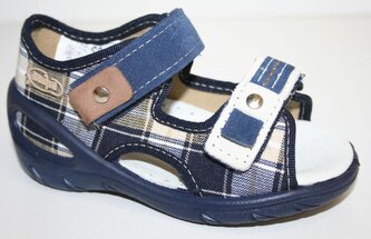 065P050 20 - SUNNY chlapecké sandálky Befado káro 065P050_20