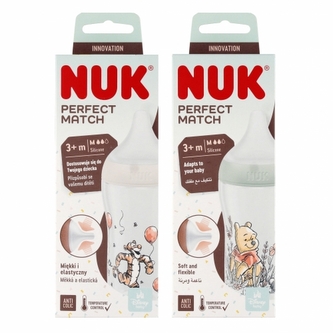 NUK 742027 Butelka silikonowa KUBUŚ PUCHATEK 260ml