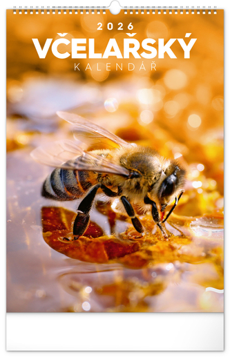 Kalendář 2026 nástěnný: Včelařský, 33 x 46 cm