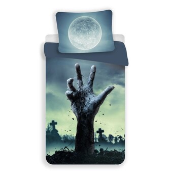 JERRY FABRICS 3D Povlečení Zombie micro Polyester - mikrovlákno, 140/200, 70/90 cm