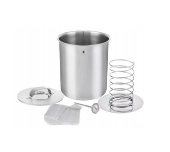 Šunkovar nerezový 1,5 l s teploměrem a sáčky