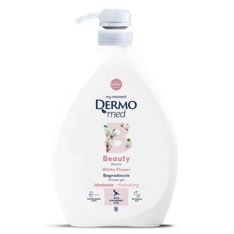 Dermomed pánský sprchový gel Beauty Bílé květy 1 L