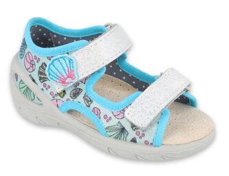 065X133 26 -SUNNY dívčí sandálky modré, motiv moře 065X133_30