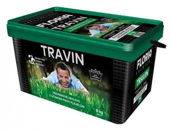 Hnojivo TRAVIN KRÁL TRÁVNÍKŮ s účinkem proti plevelům 8kg
